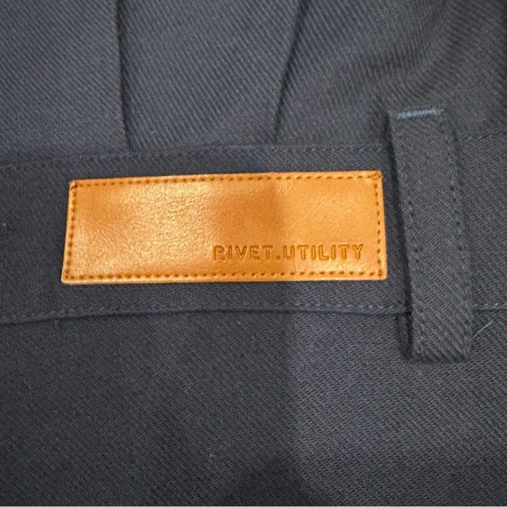 Rivet Utility Dynamo stretch organic cotton jumpsuit powerhouse navy blue NWOT - Picture 7 of 14